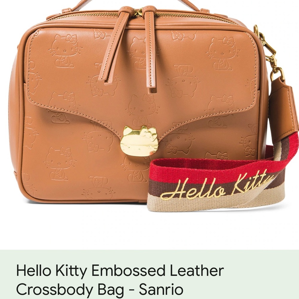Hello kitty brown crossbody bag